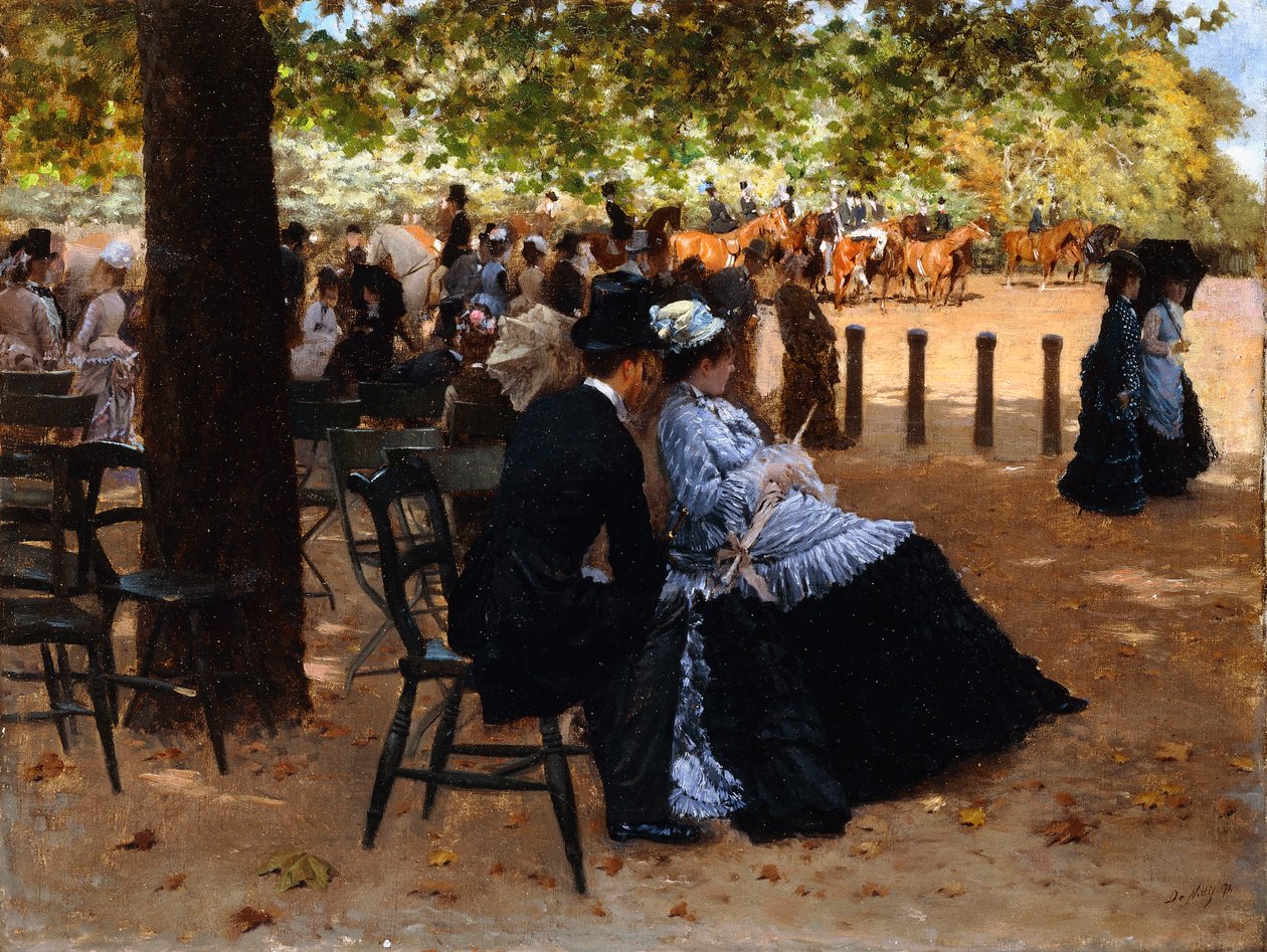 Na závodní dráze, 1874 od Giuseppe or Joseph de Nittis