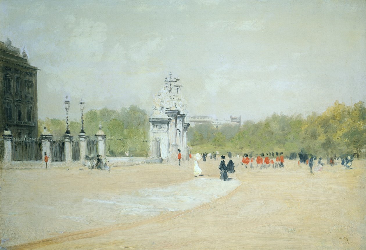 Buckinghamský palác od Giuseppe or Joseph de Nittis