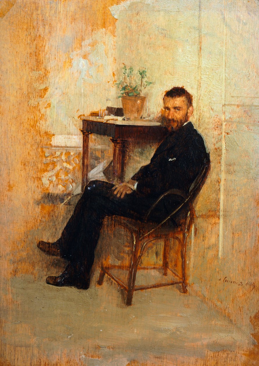Z vrcholu trenéra, Giuseppe de Nittis (1846-1884) od Giuseppe or Joseph de Nittis