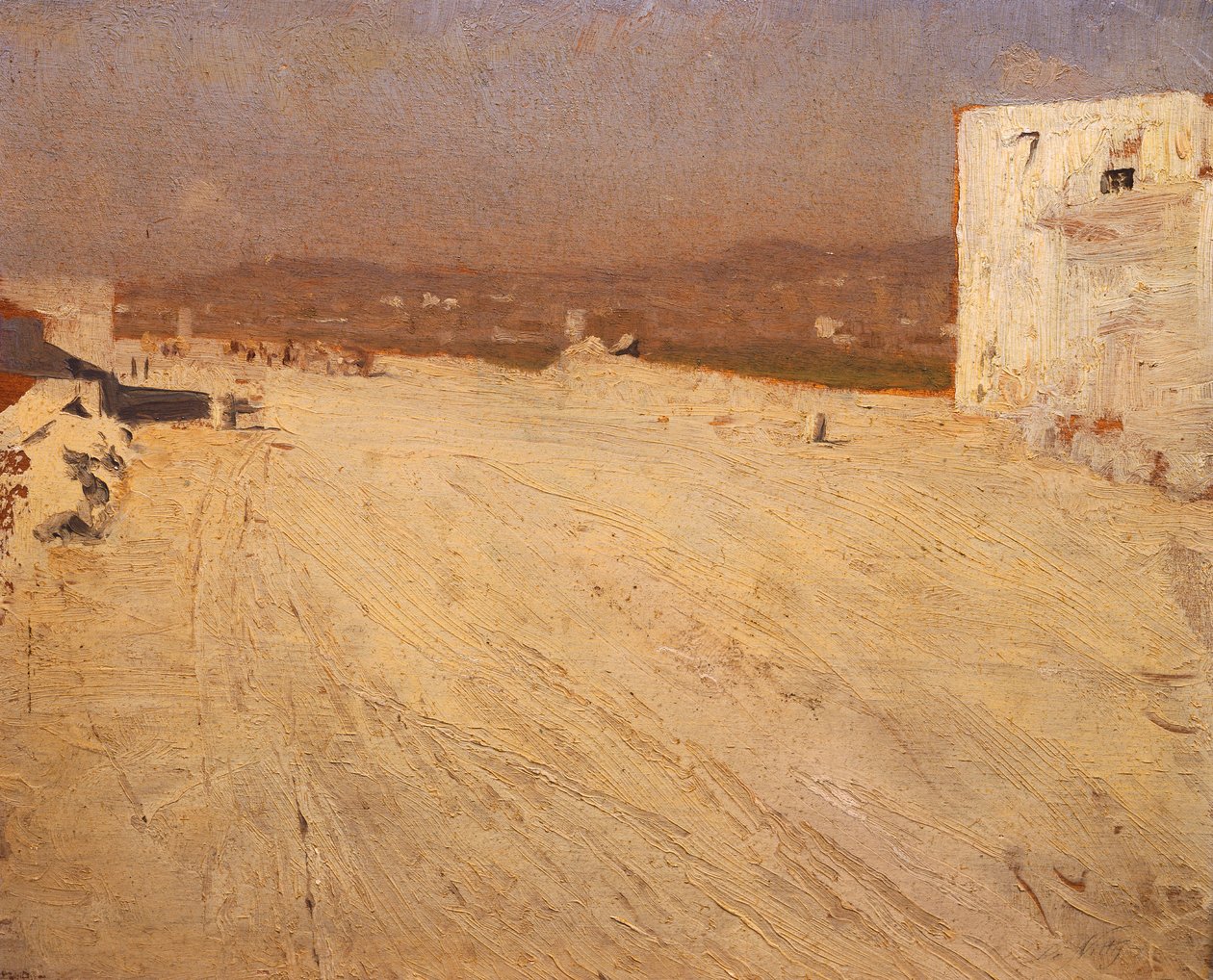 Krajina na slunci od Giuseppe or Joseph de Nittis