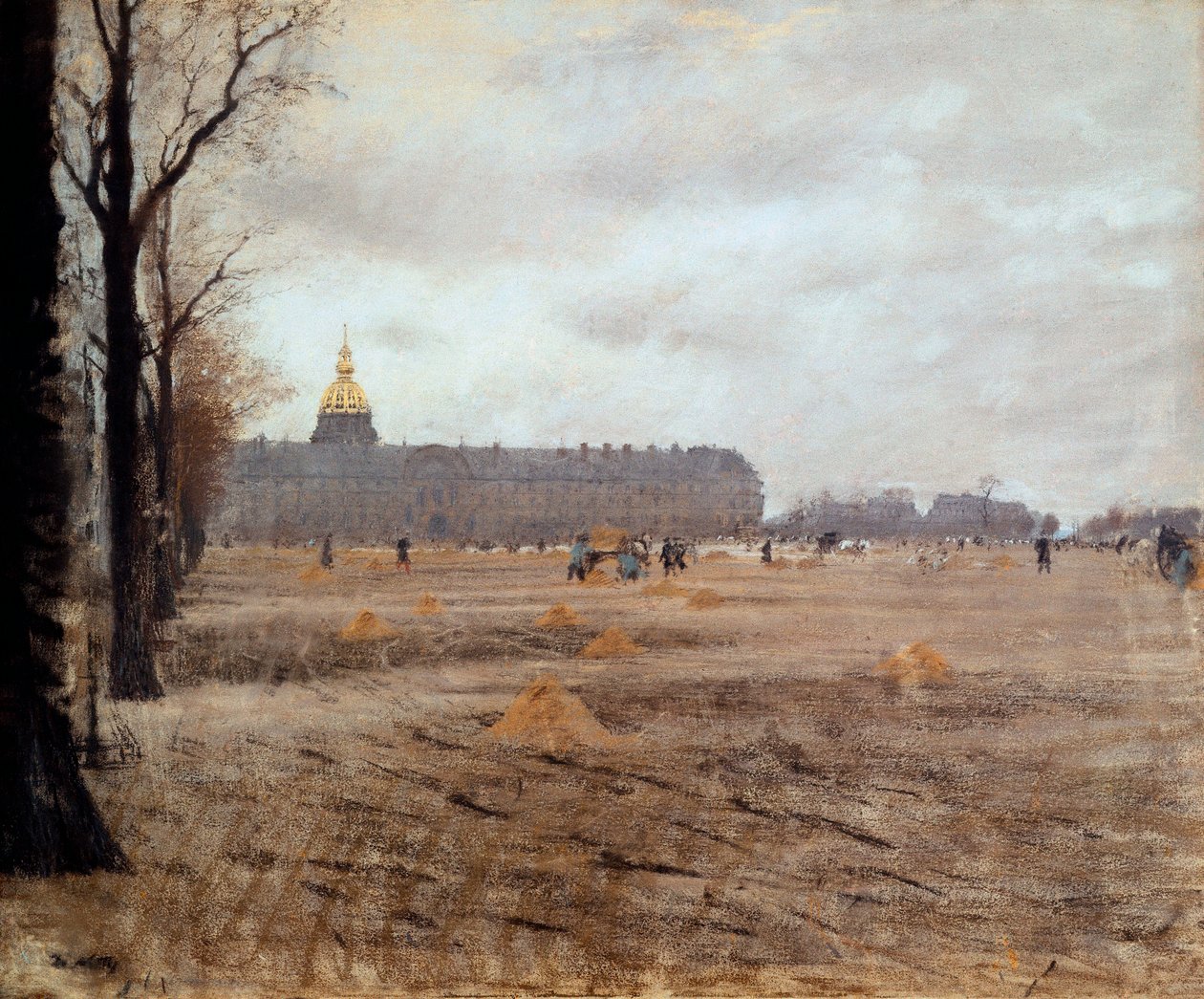 Place des Invalides od Giuseppe or Joseph de Nittis