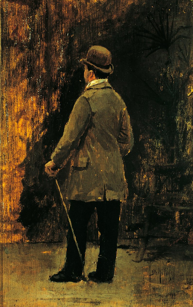 Portrét malíře Edoarda Dalbona (olej na plátně) od Giuseppe or Joseph de Nittis