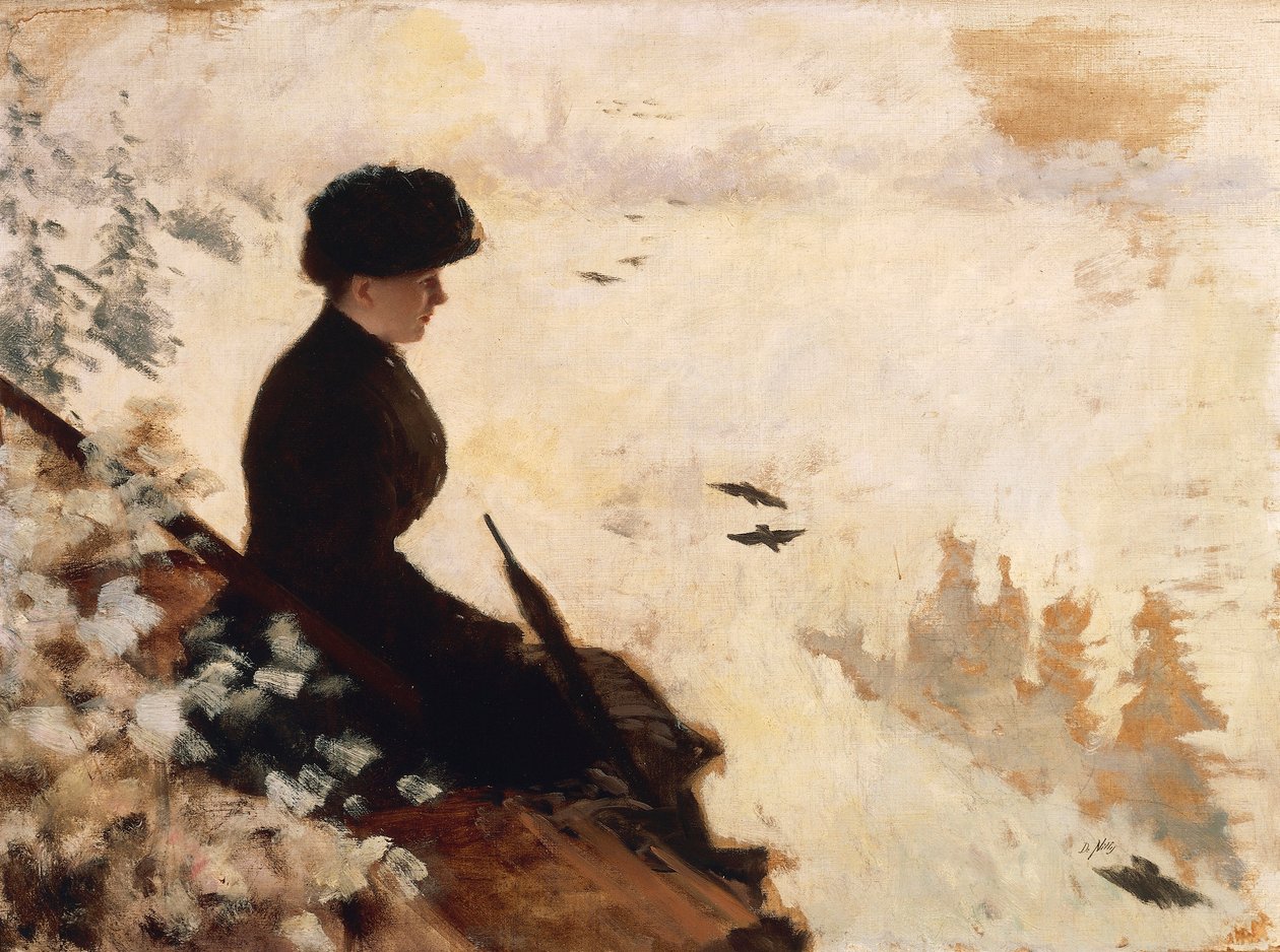Sněhový efekt od Giuseppe or Joseph de Nittis