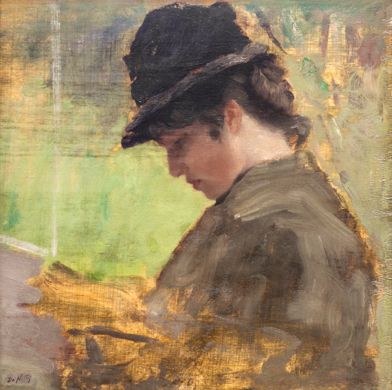 Anglická dívka od Giuseppe or Joseph de Nittis