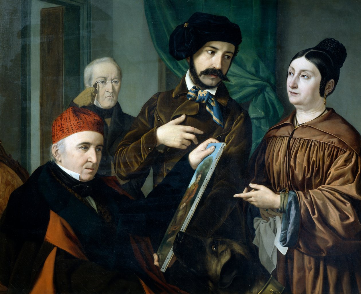 V malířském ateliéru, Giustiniano degli Avancini (1807-1843) od Giustiniano Degli Avancini