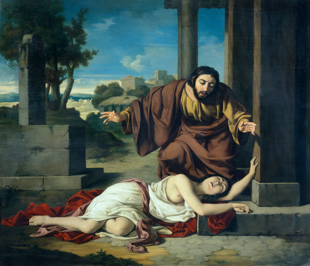Efraimův levita, autor Giustiniano degli Avancini (1807-1843). od Giustiniano Degli Avancini