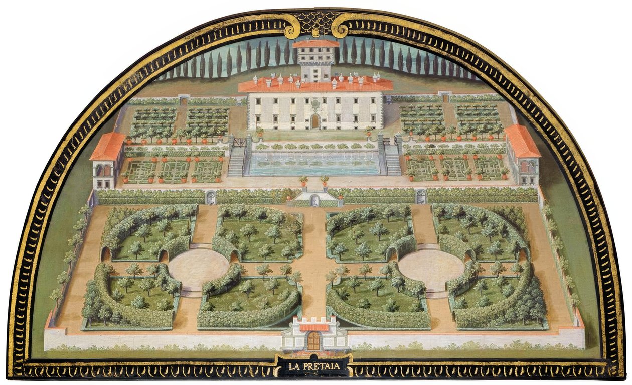 Villa Medicea La Petraia (středověké jádro, sídlo rodiny Brunelleschi; 1575–89 pro Ferdinanda I. od Giusto Utens