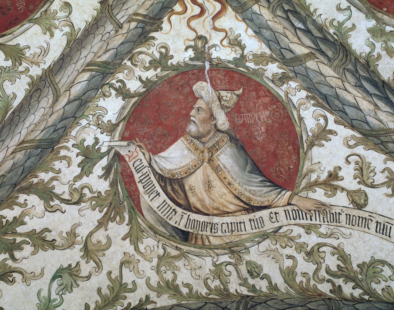 Prorok Baruch, z Loggia d "Zvěstování, 1451 od Giusto dAllamagna