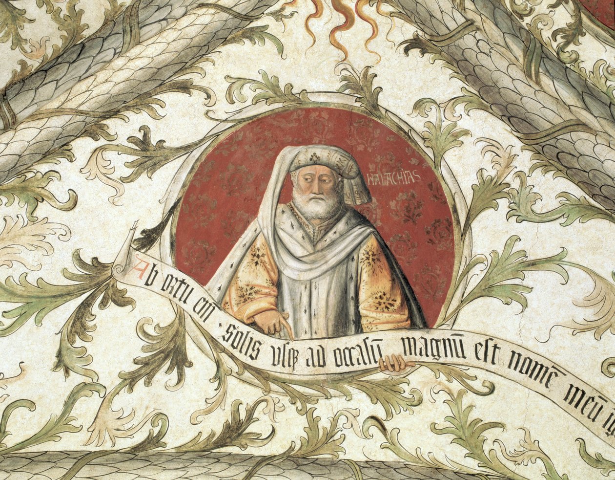 Prorok Malachiáš, z Loggia d "Zvěstování, 1451 od Giusto dAllamagna