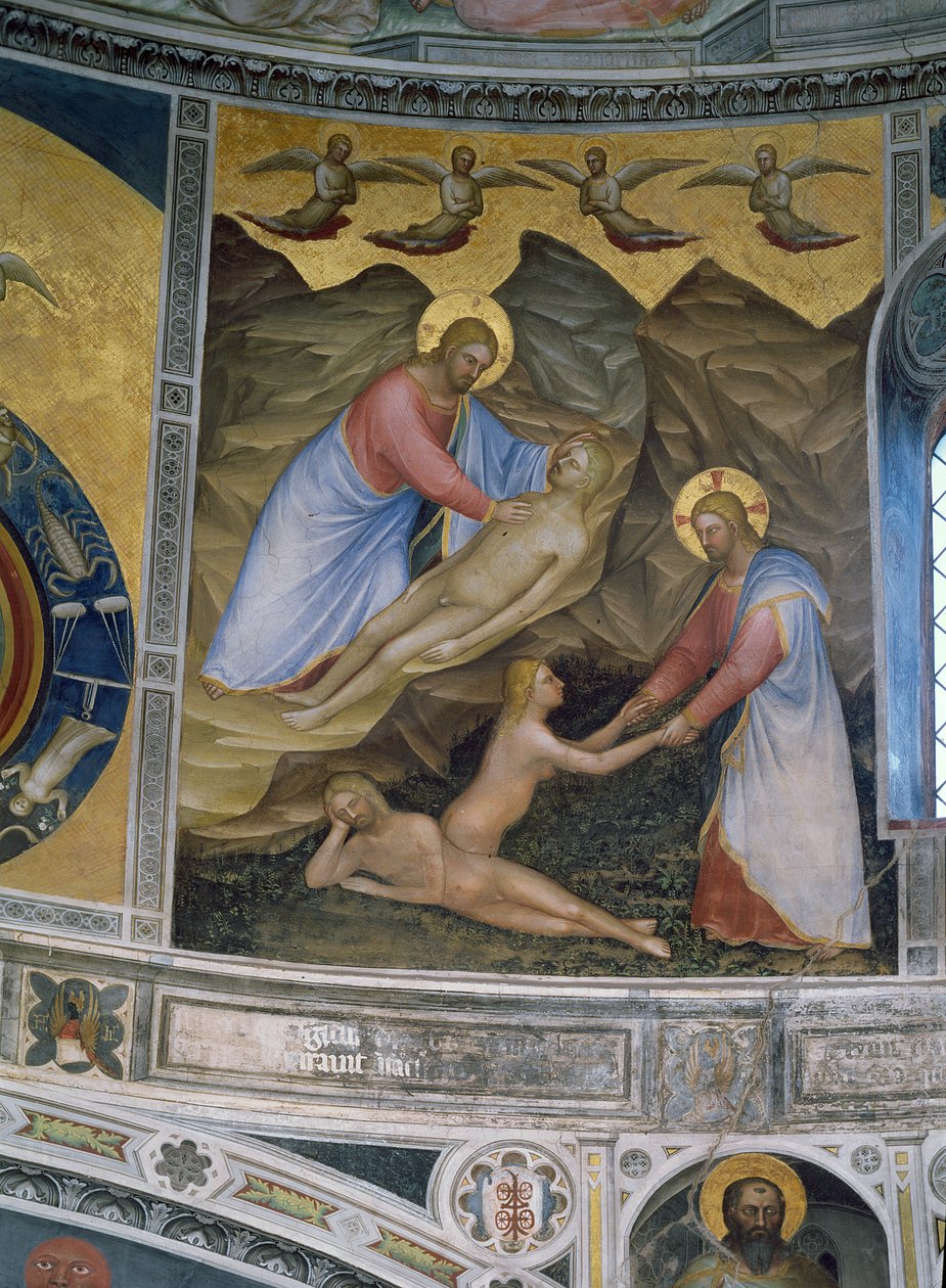 Stvoření Adama a Evy, 1360-70 od Giusto di Giovanni de Menabuoi