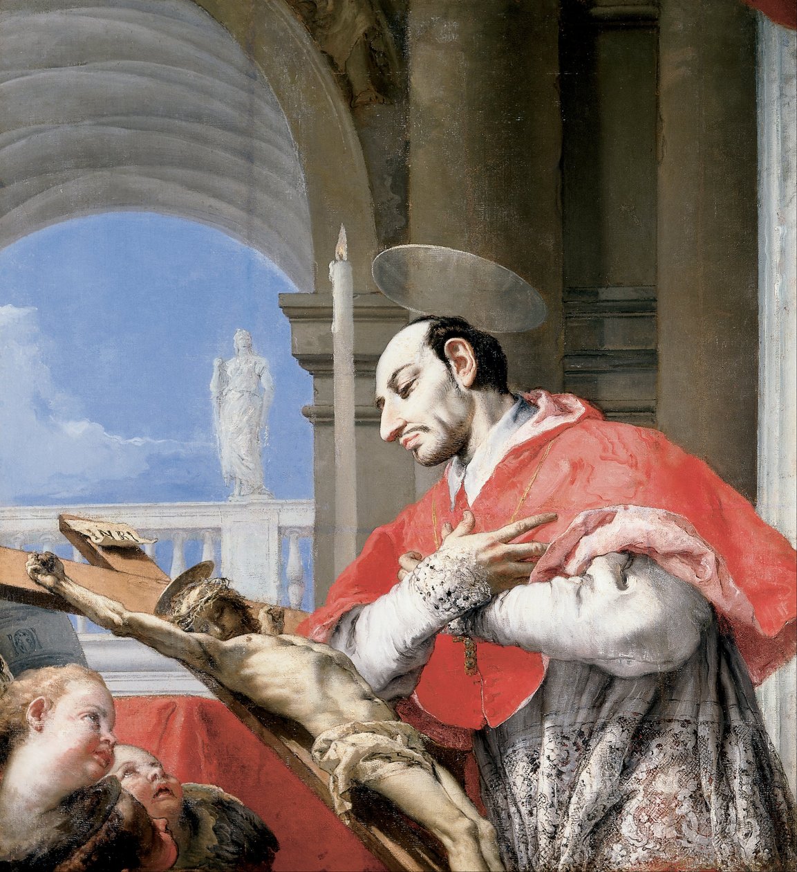 Svatý Karel Boromejský od Giovanni Battista Tiepolo