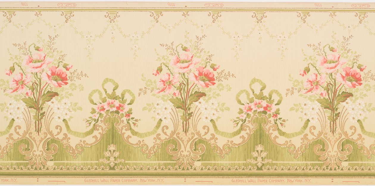 Frieze (USA), 1900–15 od Gledhill Wall Paper Co.