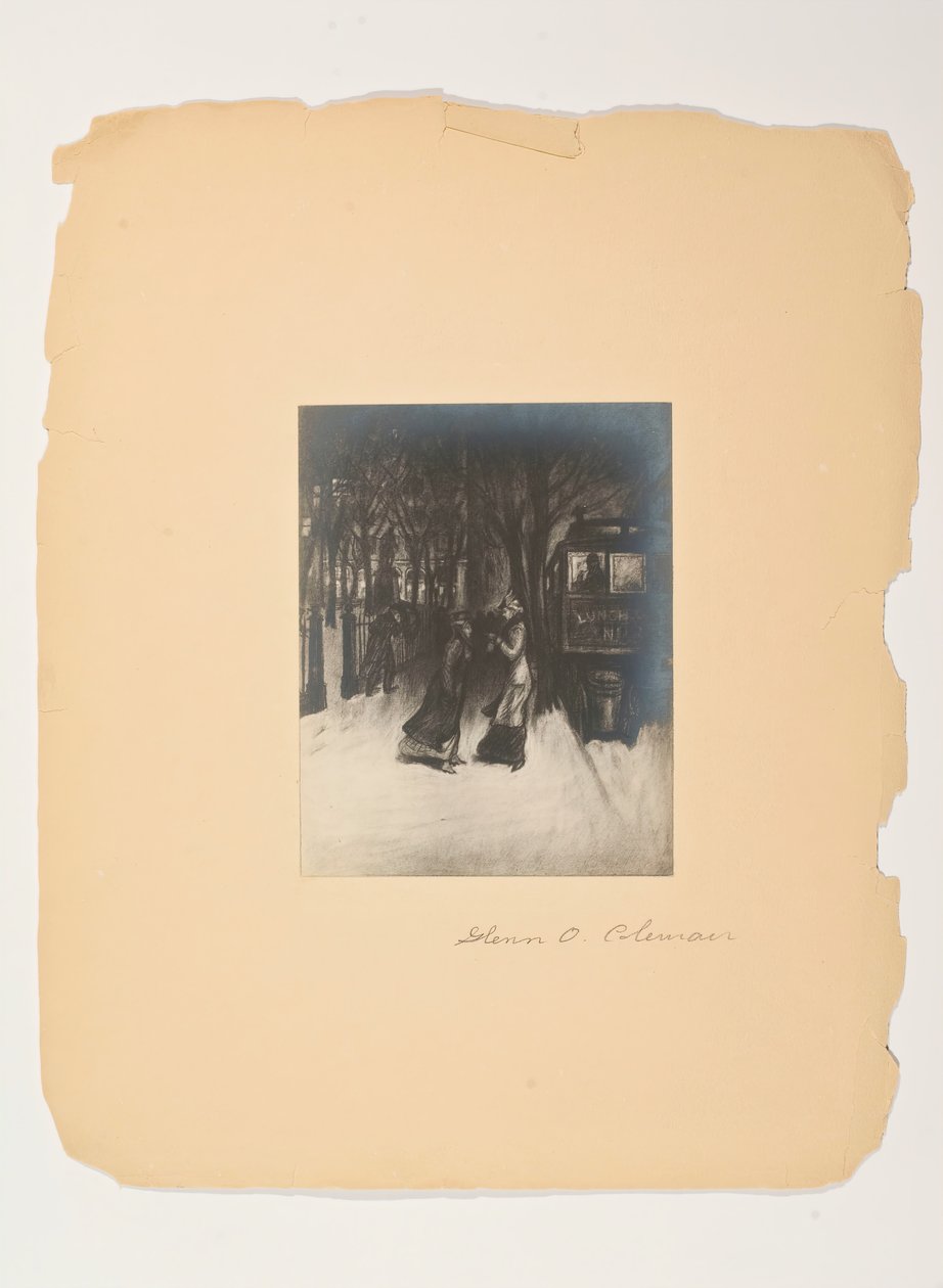 Scény ze života lidí, Portfolio Untitled, c. 1905-1906. od Glenn O Coleman