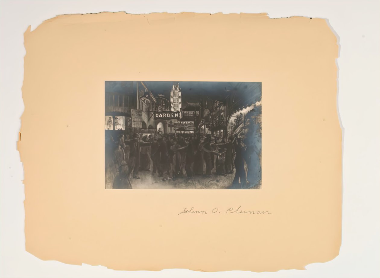 Scény ze života lidí, Portfolio Untitled, c. 1905-1906. od Glenn O Coleman
