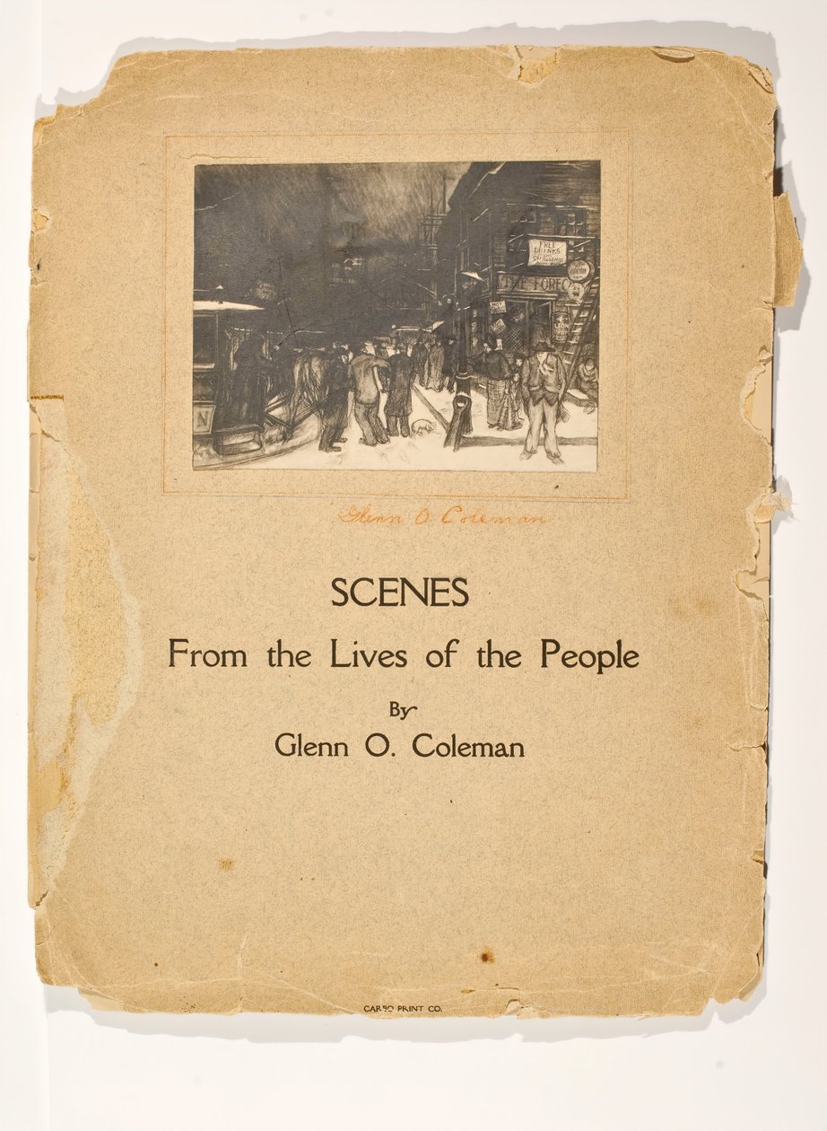 Scény ze života lidí, Portfolio Untitled, c. 1905-1906. od Glenn O Coleman