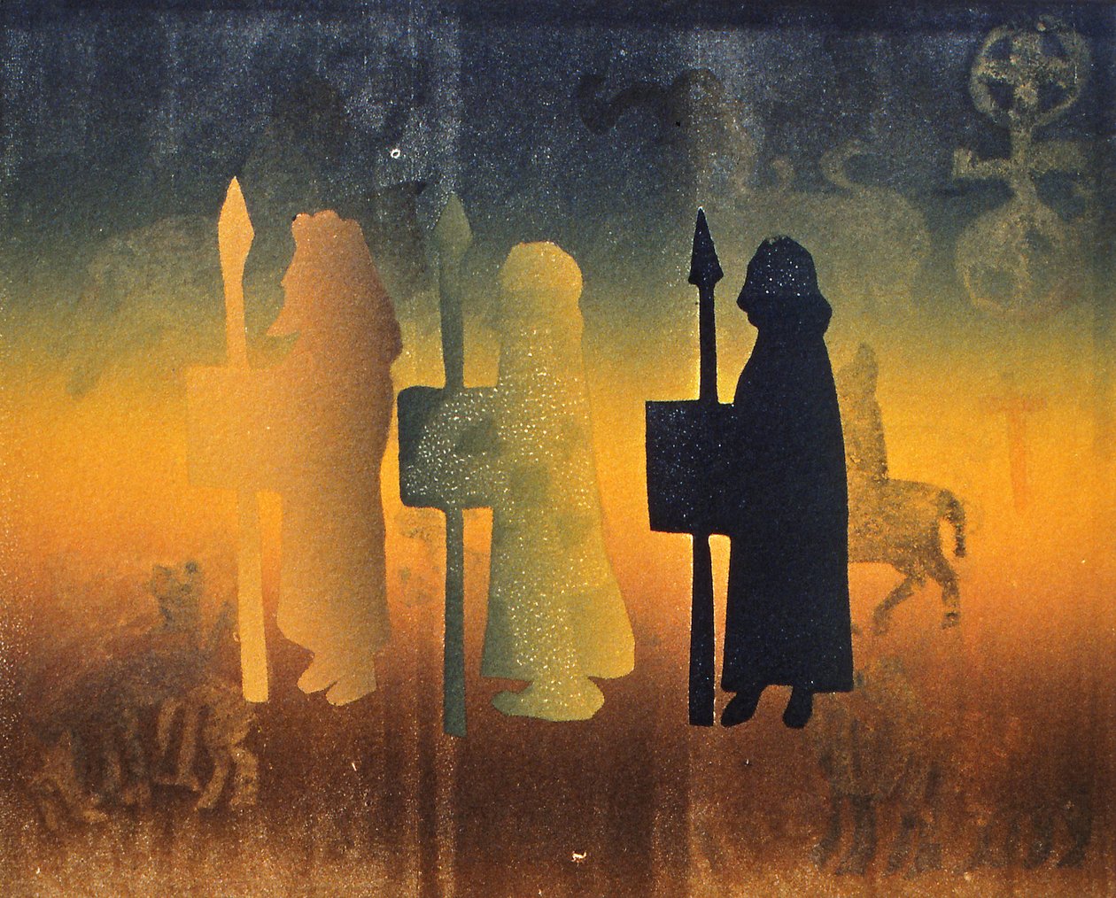 Holy Ground, 2000 (monotisk) od Gloria Wallington