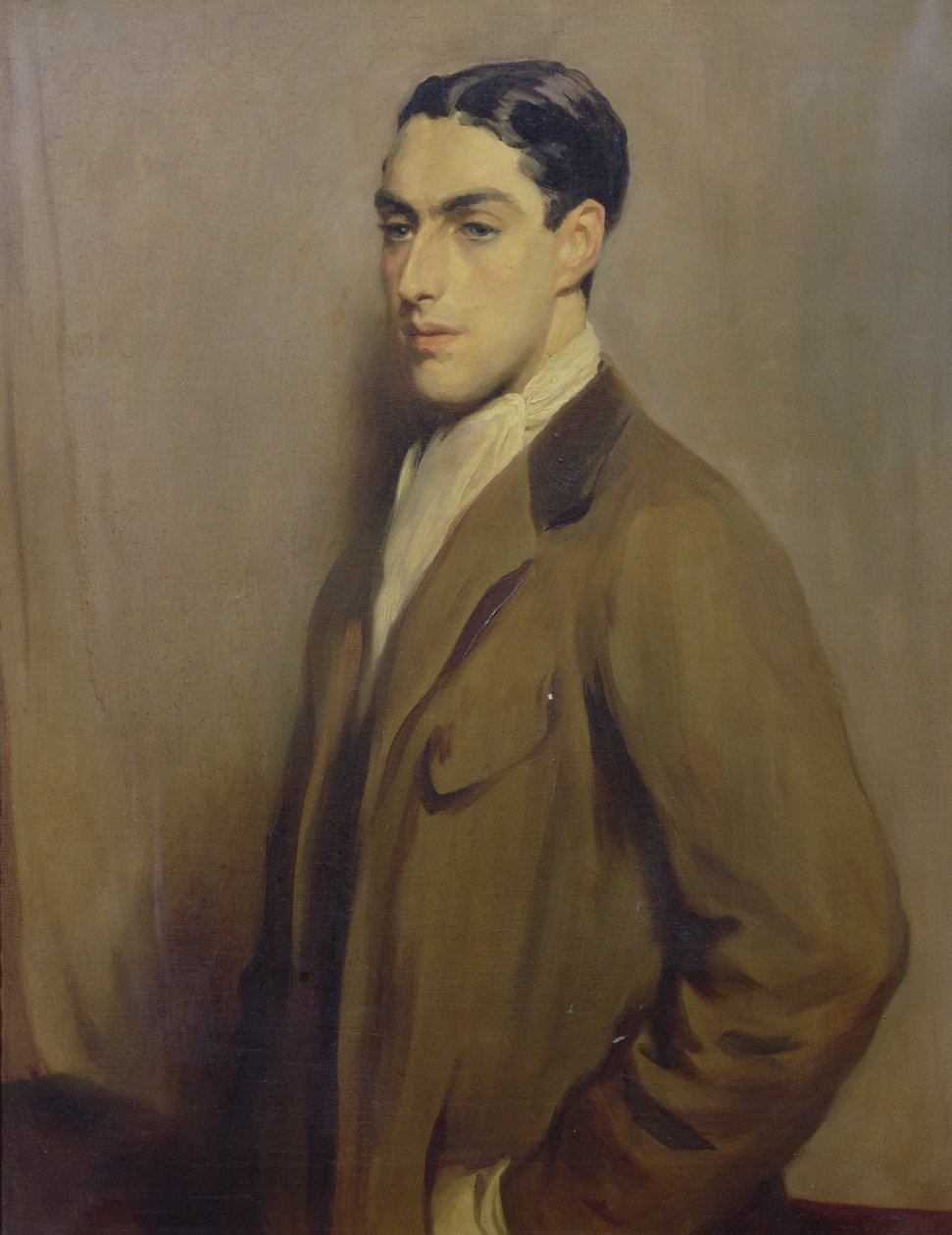 Portrét Franka Meyera, kolem roku 1910 od Glyn Warren Philpot