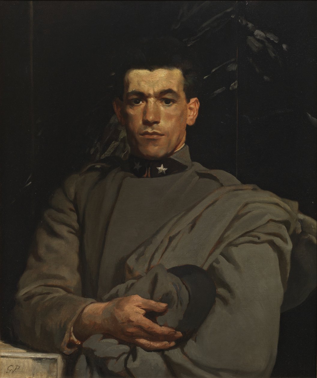 Italský voják č. 2, kolem roku 1918 (olej na plátně) od Glyn Warren Philpot
