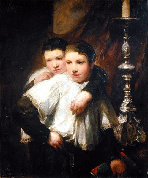 Malí sboristé od Glyn Warren Philpot