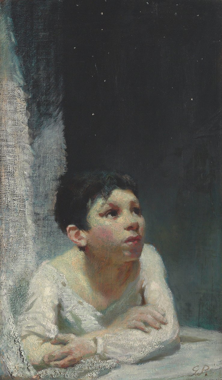 Malý Španěl, c. 1909 (olej na plátně) od Glyn Warren Philpot