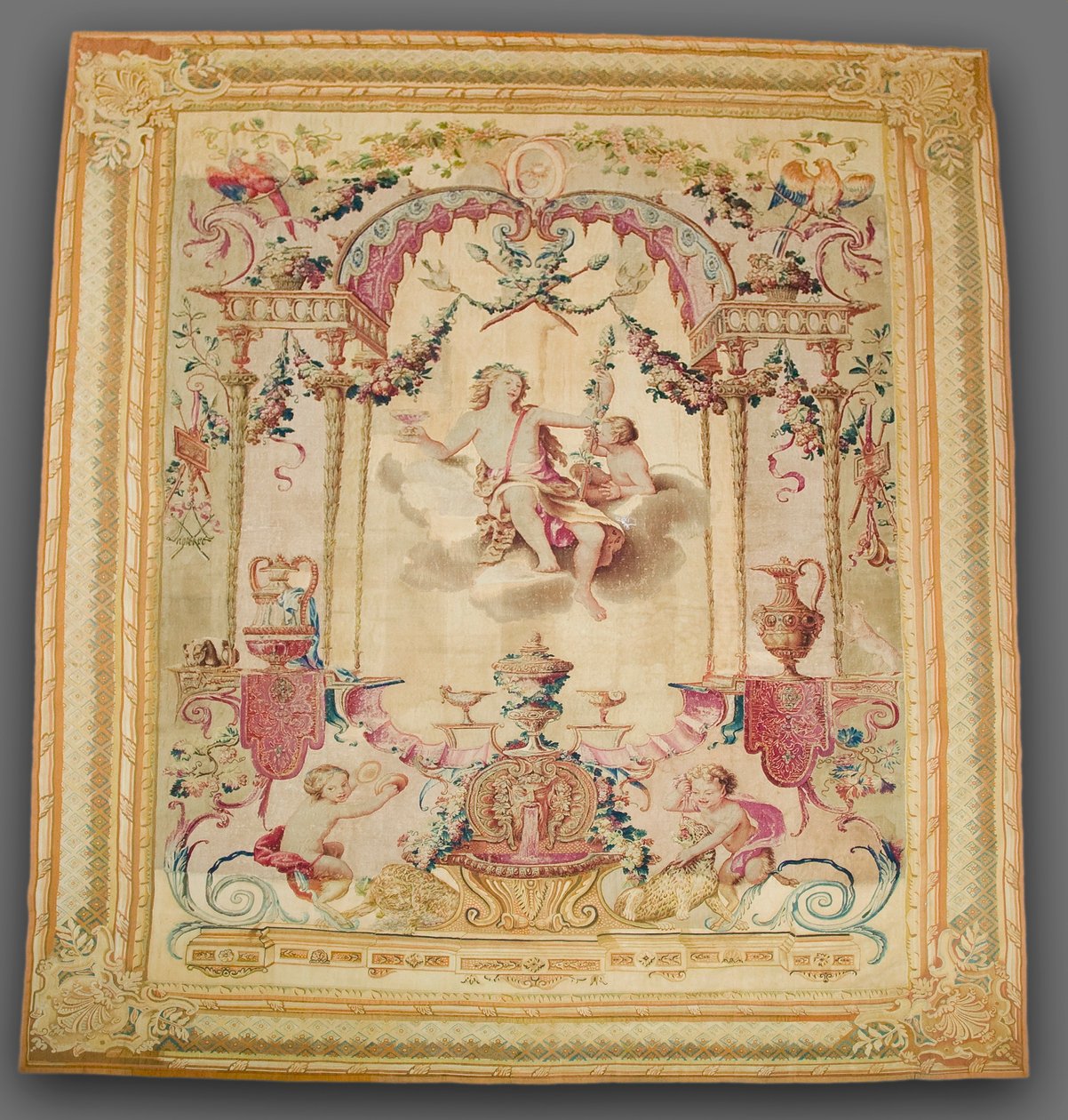 Roční období: Podzim, Bacchus, 1700. od Gobelins