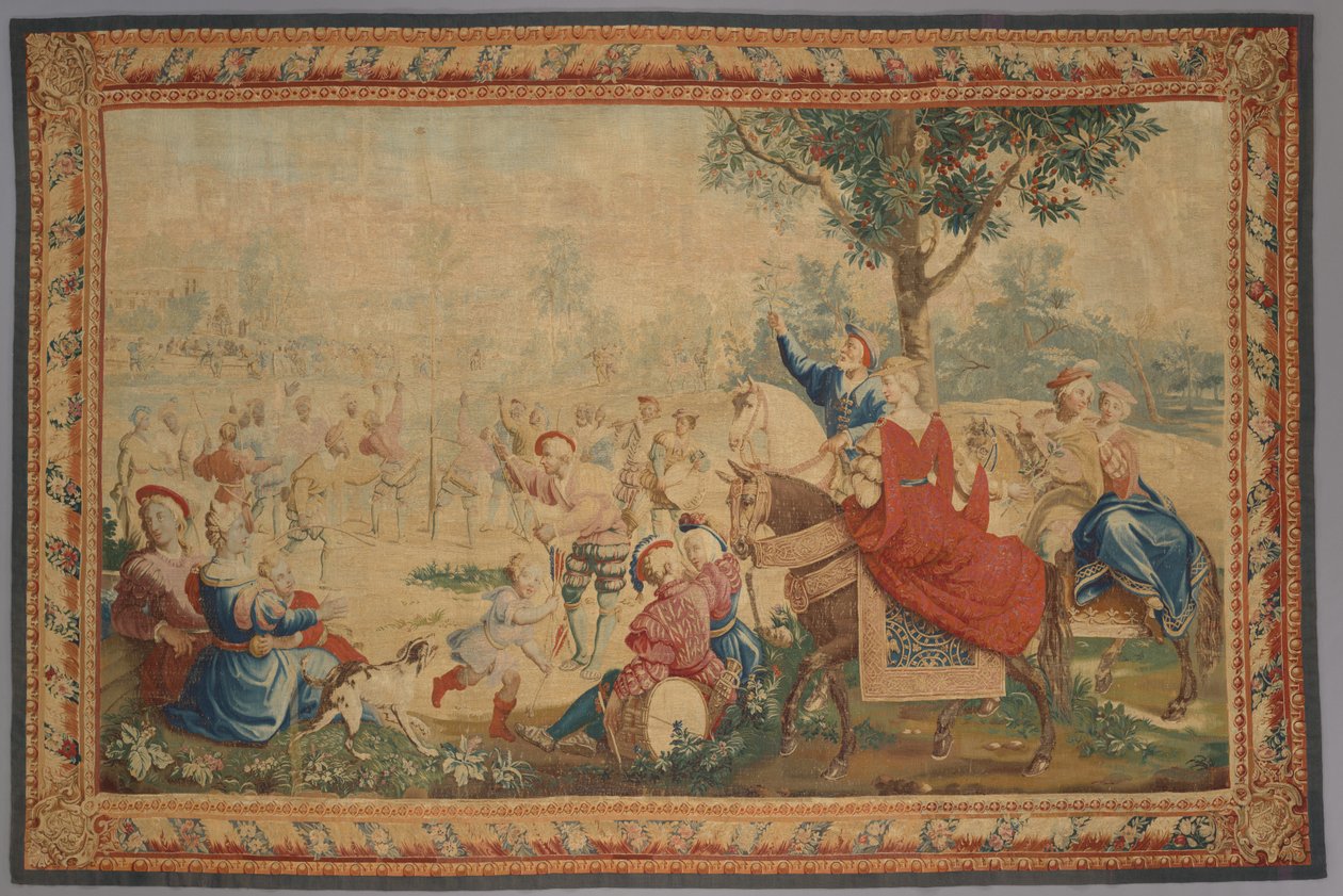 Měsíc květen: Scéna festivalu May Day od Gobelins Manufactory