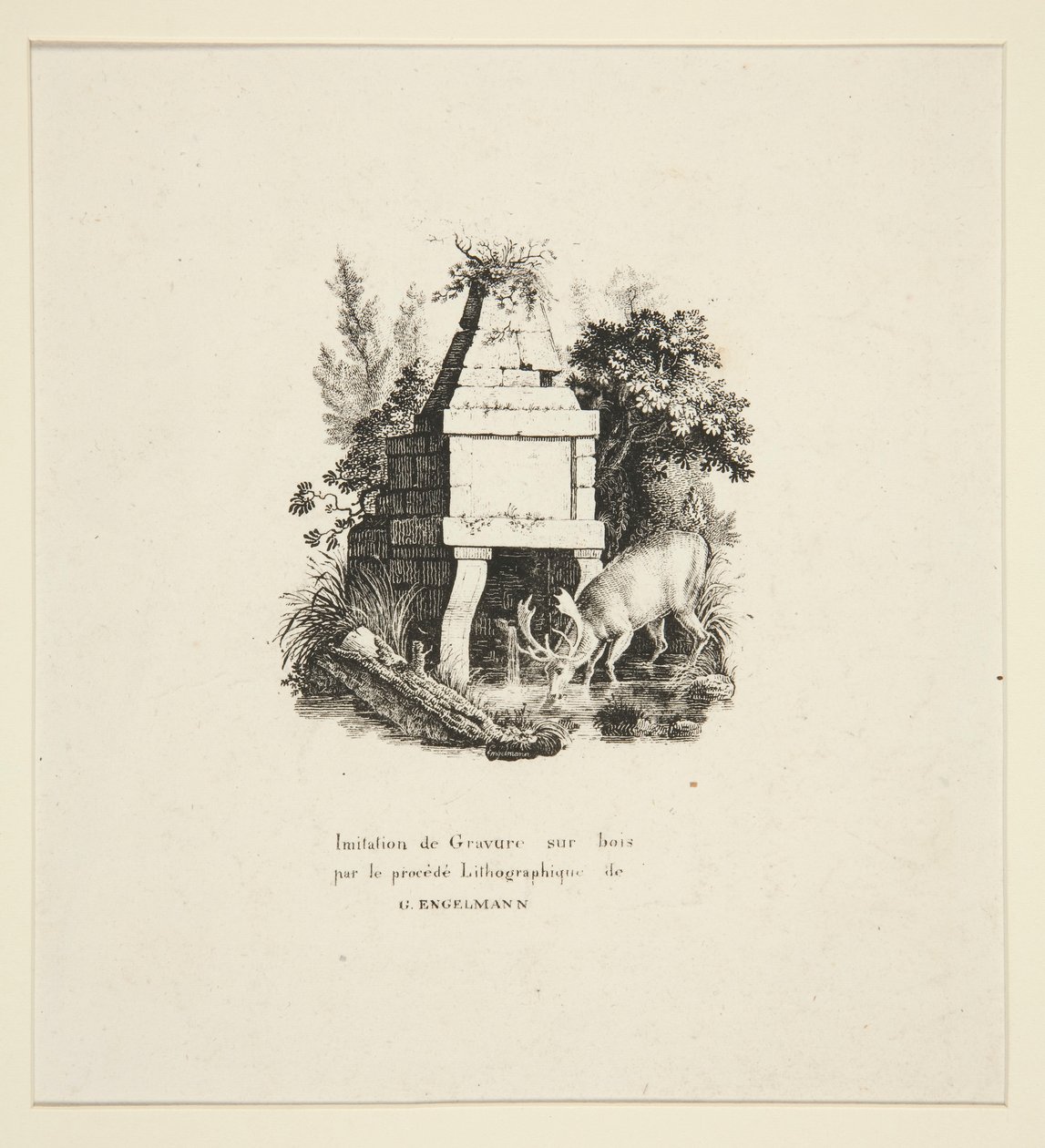 Pití jelena od Godefroy Engelmann