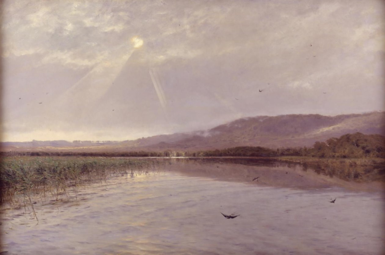 Jezero v okrese Himmelbjerg, Jutsko od Godfred Christensen