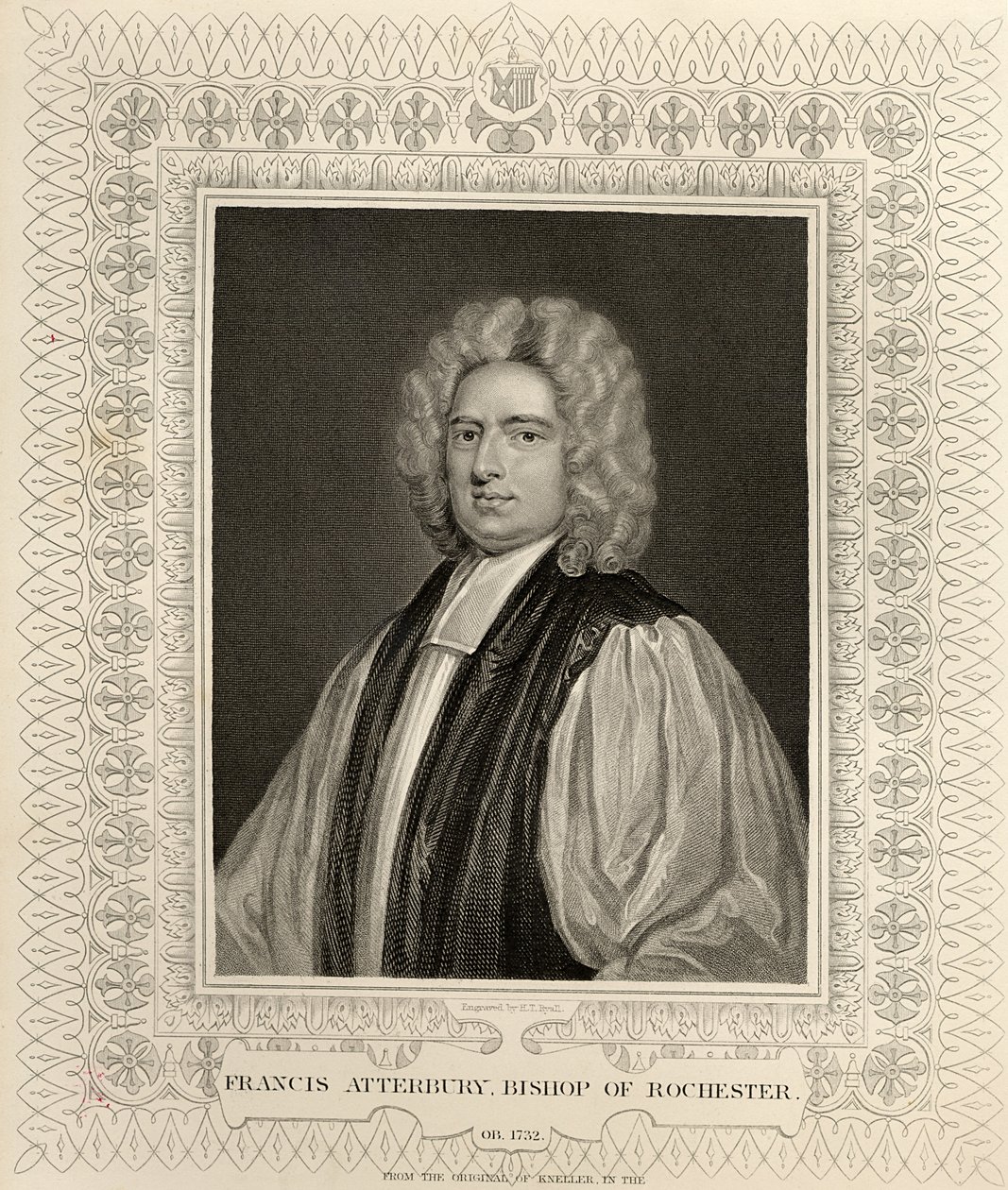 Francis Atterbury, biskup z Rochesteru od Godfrey Kneller