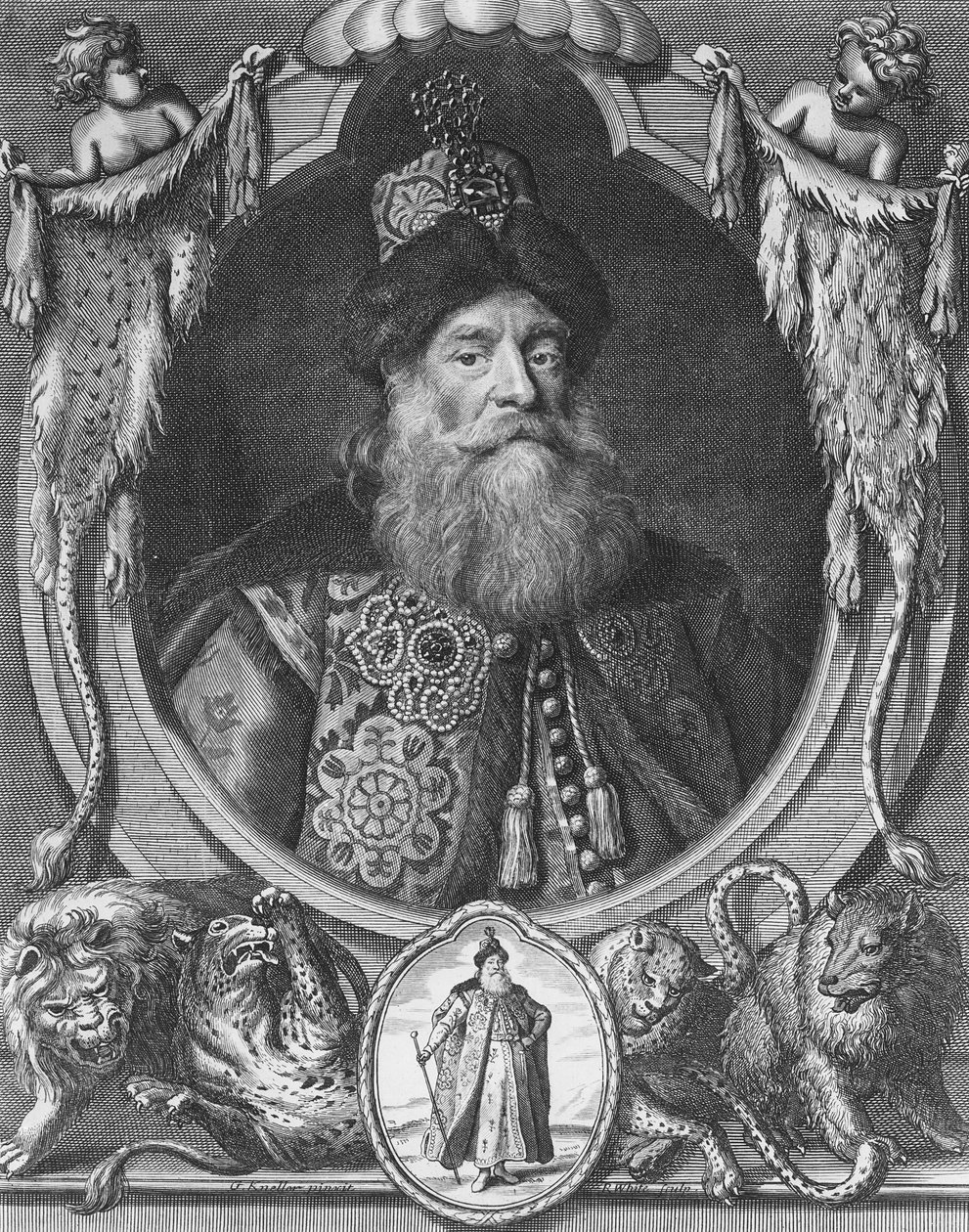 Peter John Potěmkin, ryl R. White od Godfrey Kneller