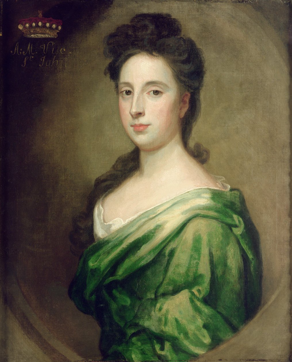 Portrét Angeliny Magdaleny (asi 1666-1736), druhé manželky 1. vikomta sv. Jana od Godfrey Kneller