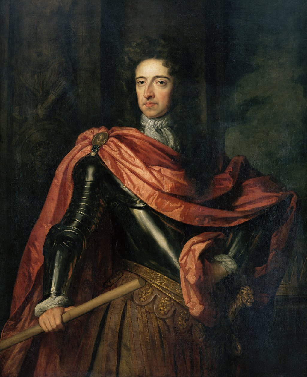 Portrét Viléma III. (1650-1702) Oranžského od Godfrey Kneller