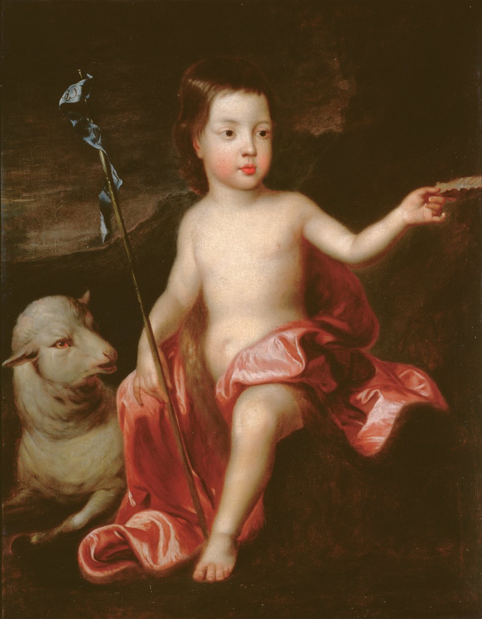 Svatý Jan Křtitel na poušti od Godfrey Kneller