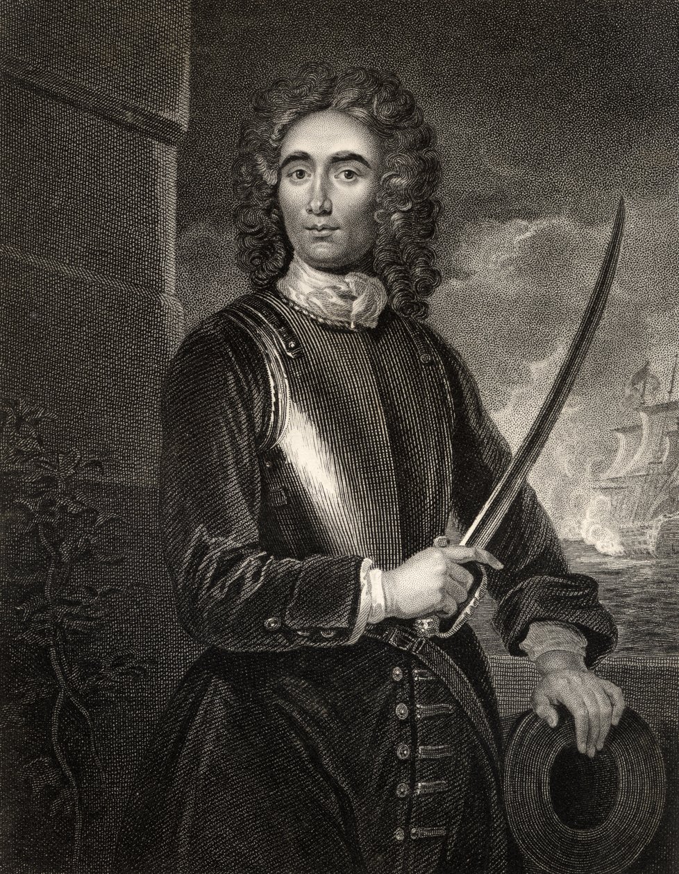 John Benbow, rytý W.T. Mote, z 
