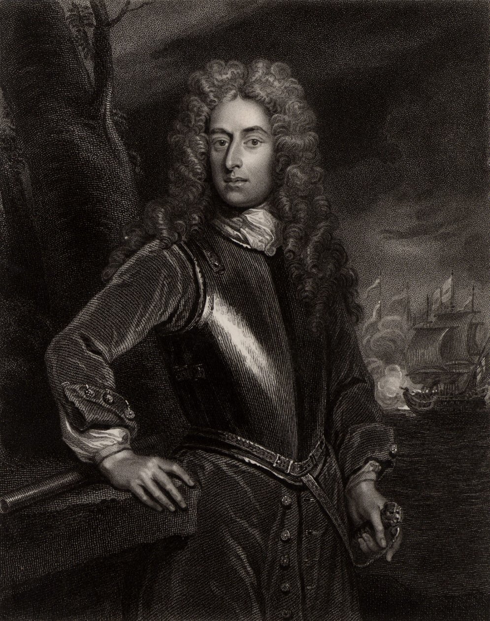 Portrét George Bynga od Godfrey (after) Kneller