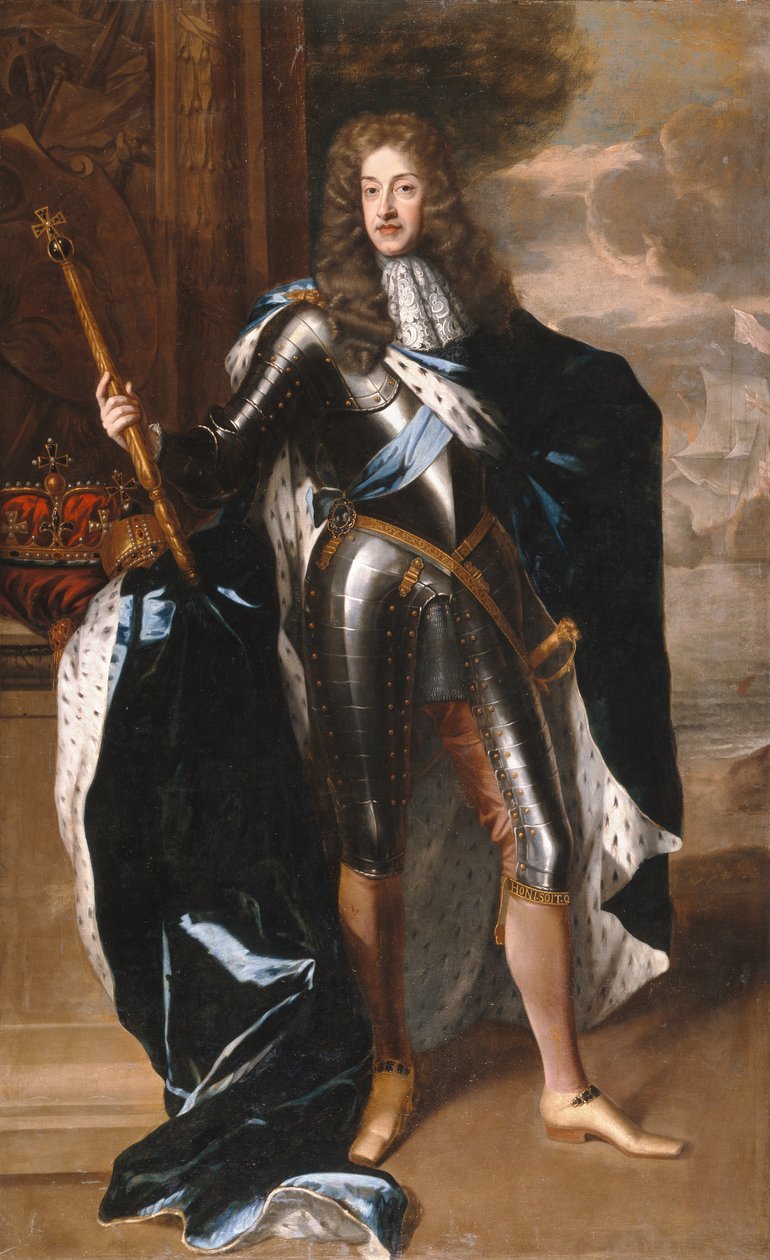Jakub II (olej na plátně) od Godfrey (follower of) Kneller