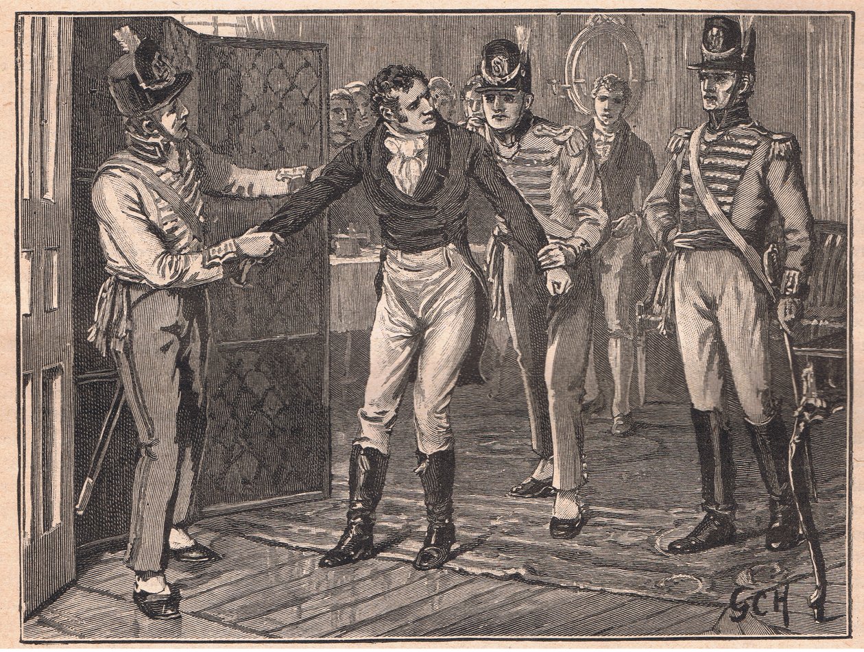 Zatčení sira Francise Burdetta AD 1810 od Godfrey C. Hindley