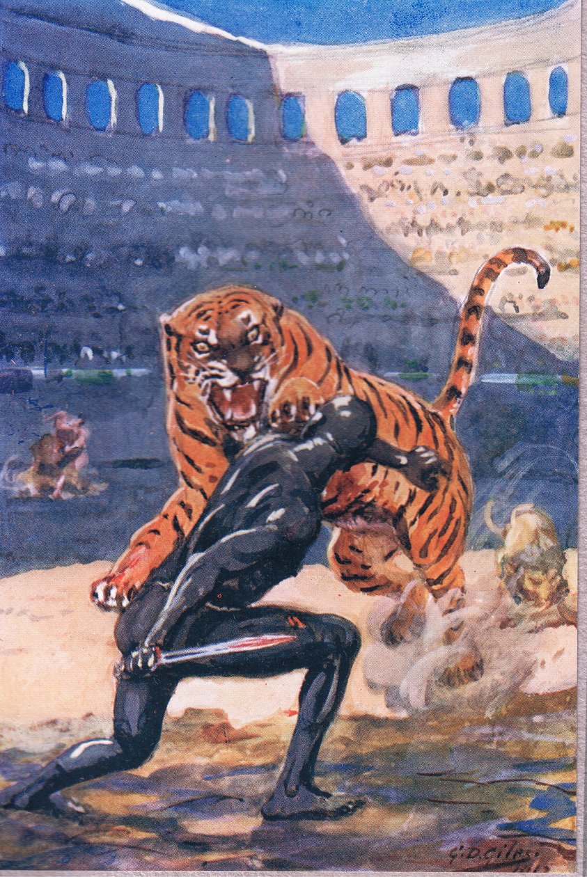 Finis Exoptatus: Once at Ephesus, from Poems of Adam Lindsay Gordon vydané T. N. Foulis, 1912 od Godfrey Douglas Giles