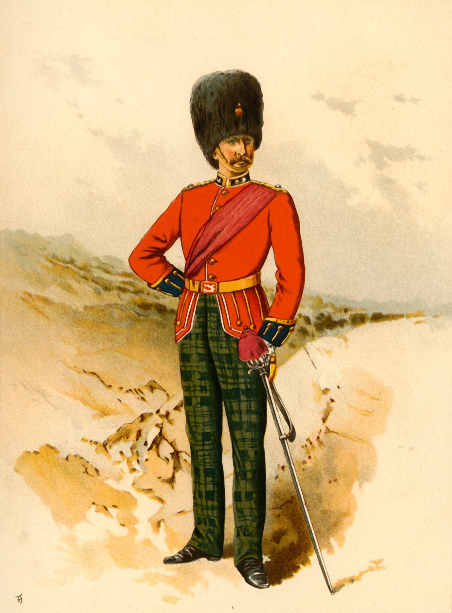 21. - Royal Scots Fusiliers, 1890. od Godfrey Douglas Giles