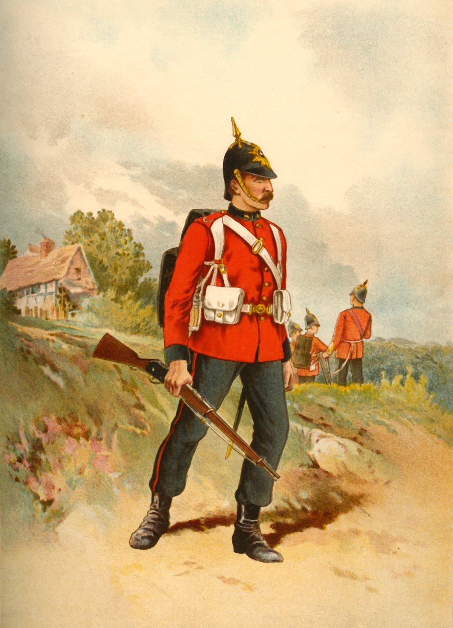 2. - The Queens Royal West Surrey, 1890. od Godfrey Douglas Giles