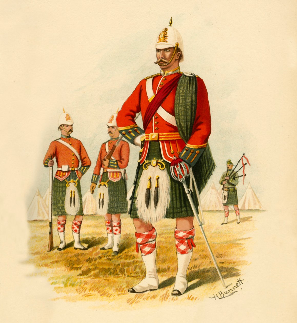 5. Královští Skoti Kanady, 1890. od Godfrey Douglas Giles