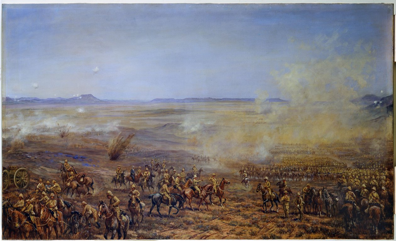 Pokrok francouzské jízdní brigády k osvobození Kimberley, 13. února 1900 od Godfrey Douglas Giles