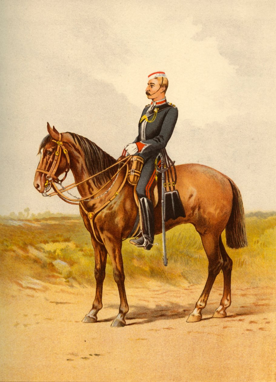 Královský vlastní královský pluk - Staffordshire Yeomanry, 1890. od Godfrey Douglas Giles