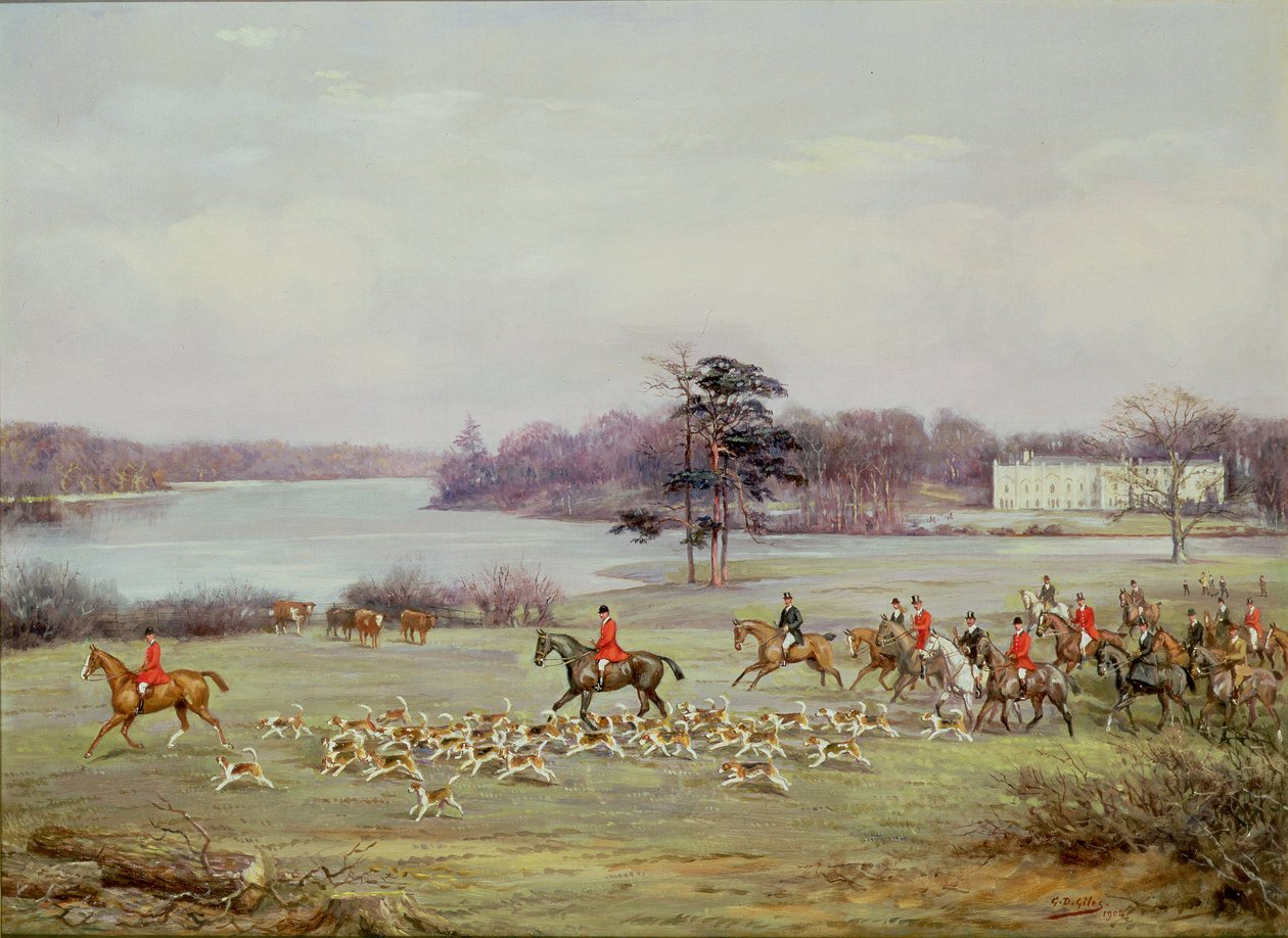 South Cheshire Hunt v Combermere Park, 1904 od Godfrey Douglas Giles