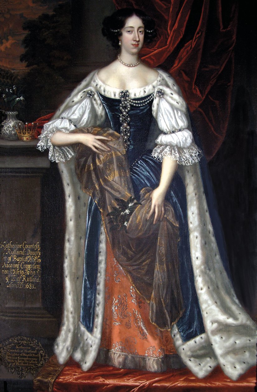 Catherine Noel, hraběnka z Rutlandu od Godfrey Kneller