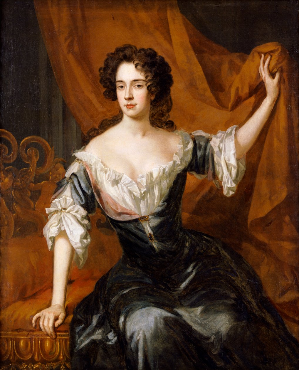 Catherine Sedley, hraběnka z Dorchester (olej na plátně) od Godfrey Kneller
