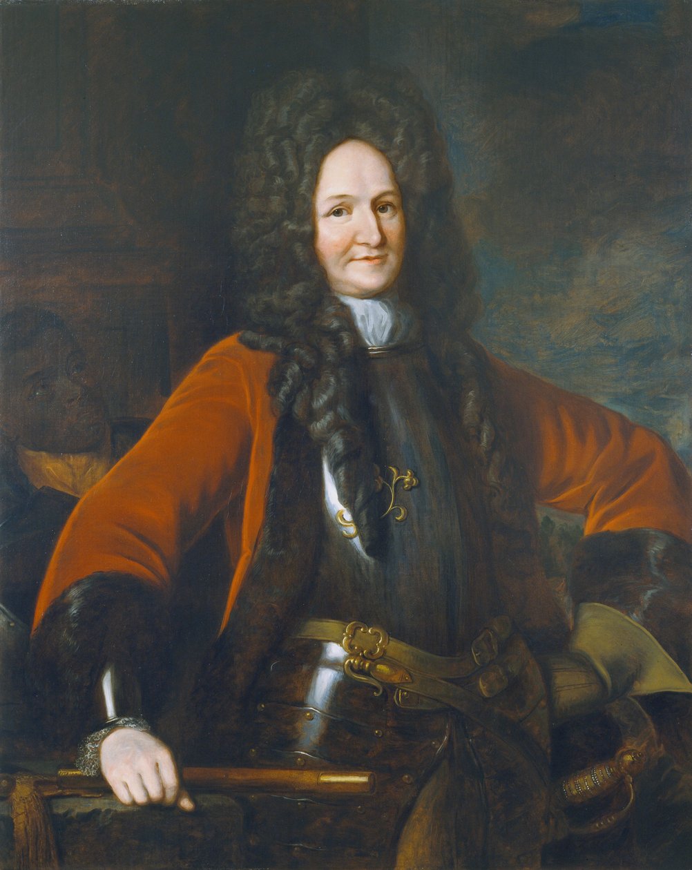 Generál Hugh Mackay (asi 1640-92) 1690 8G:padl v bitvě u Steenkirku v roce 1692 během devítileté války (1689-97); od Godfrey Kneller