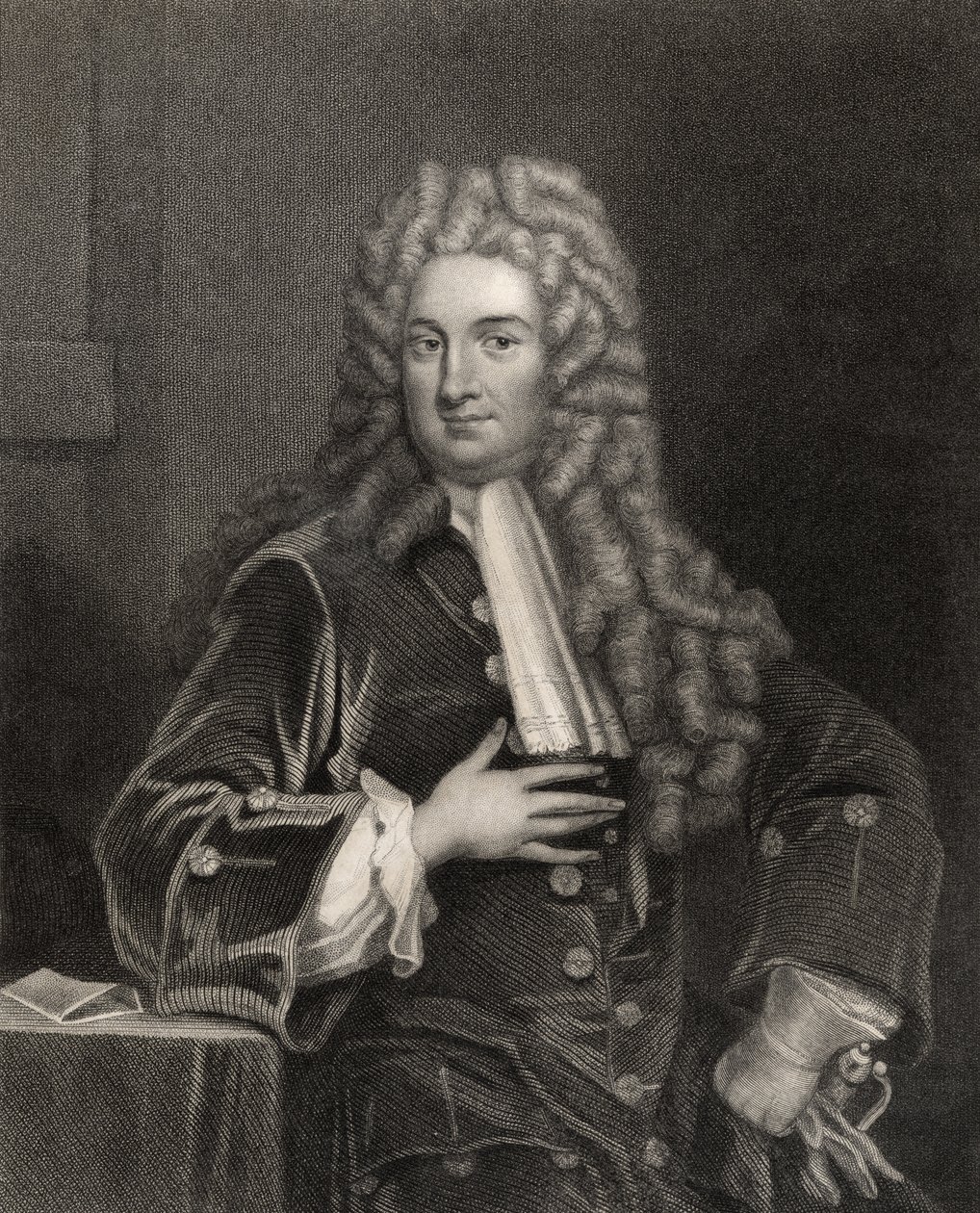 John Radcliffe, vyrytý H. Cookem, z 