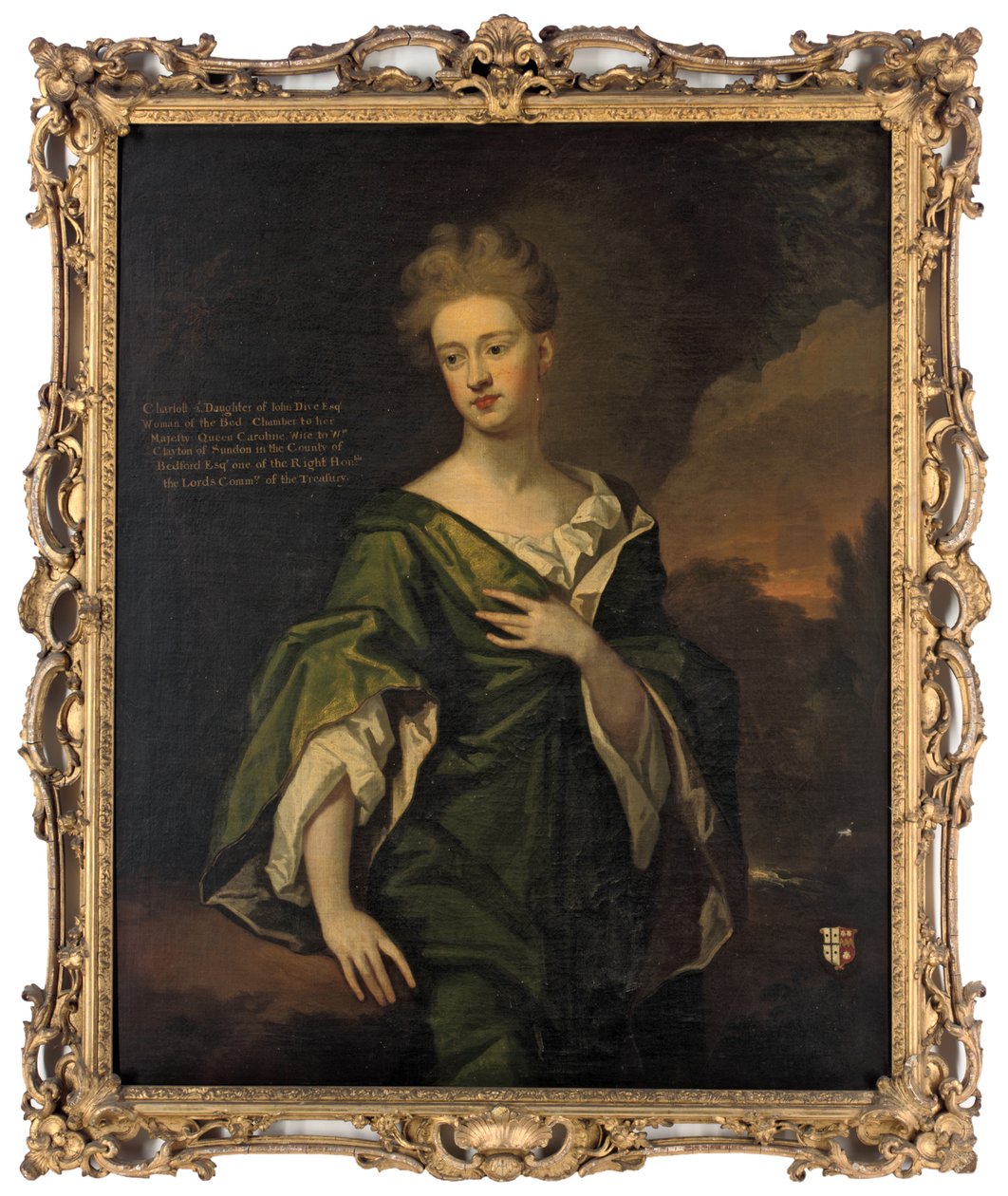 Portrét Charlotte Claytonové od Godfrey Kneller