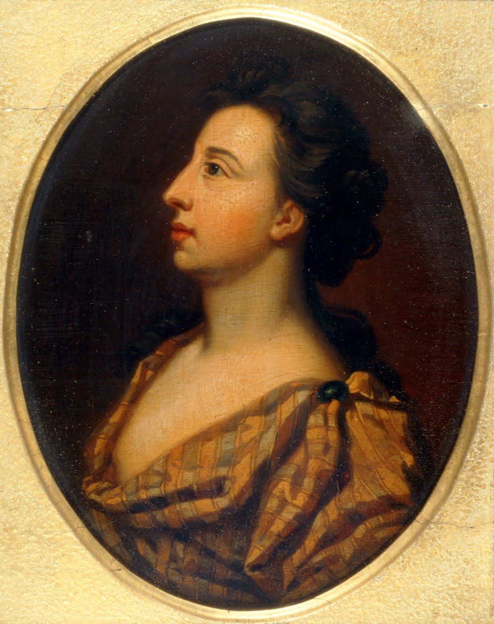 Portrét Elizabeth Barryové ... od Godfrey Kneller